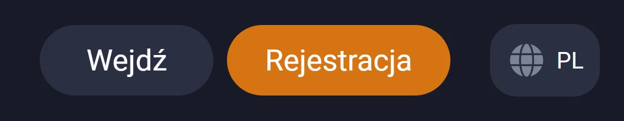 Vox Casino rejestracja krok 1