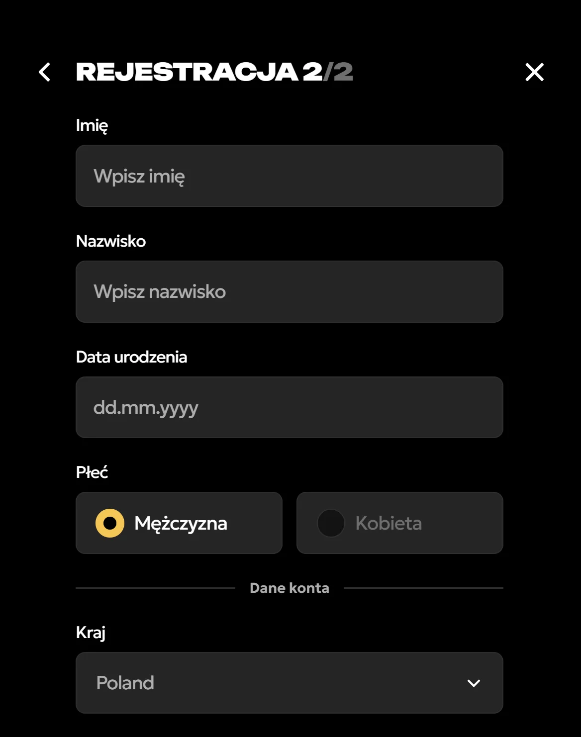 Spinsy Casino Rejestracja Krok 4