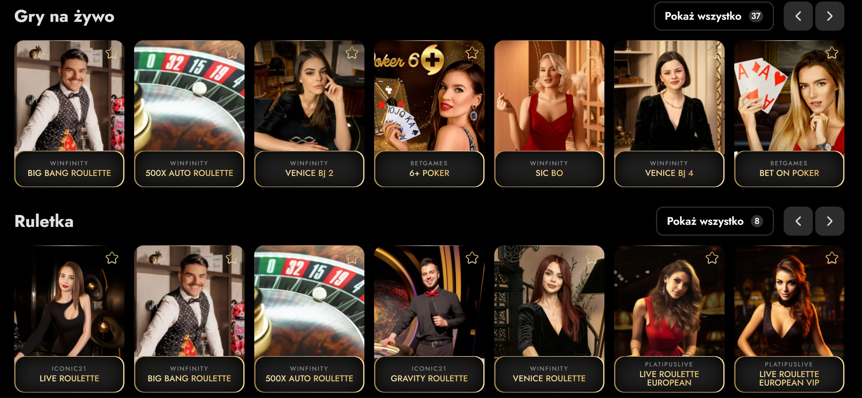 OscarSpin kasyno na żywo