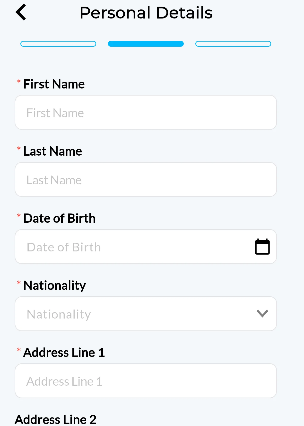 Rejestracja MiFinity krok 3