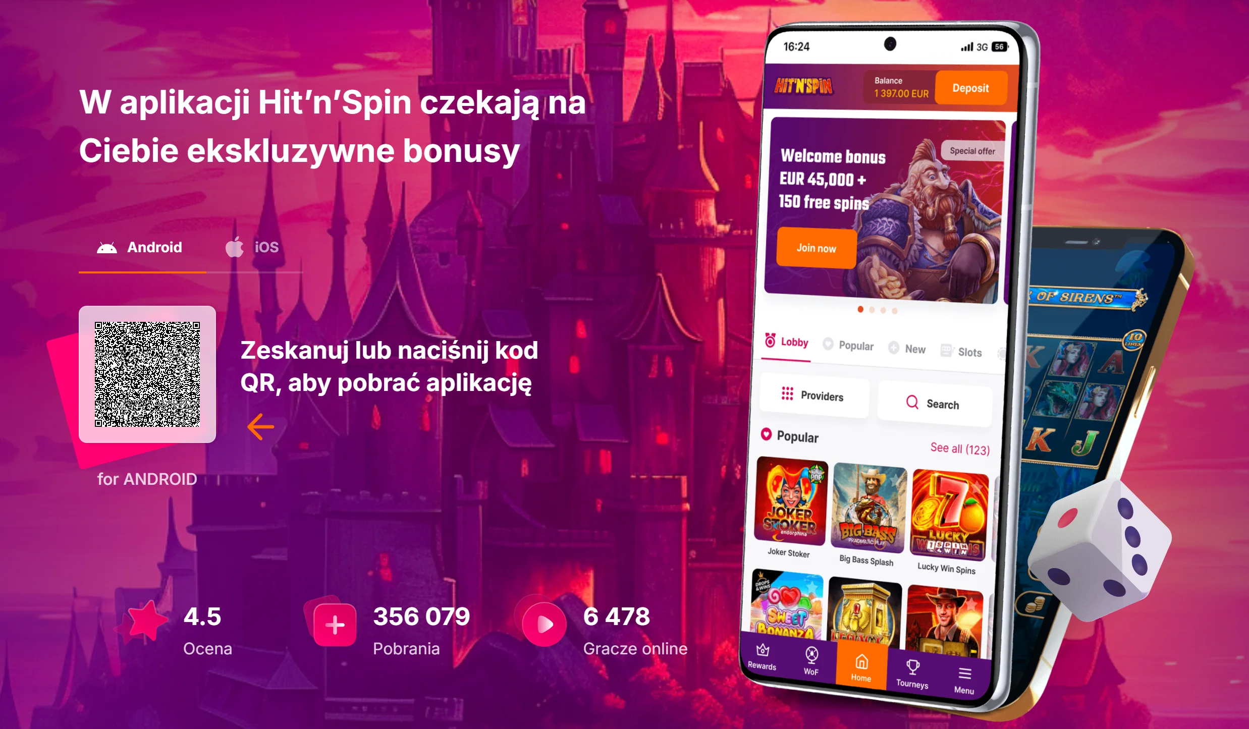 HitnSpin aplikacja mobilna 