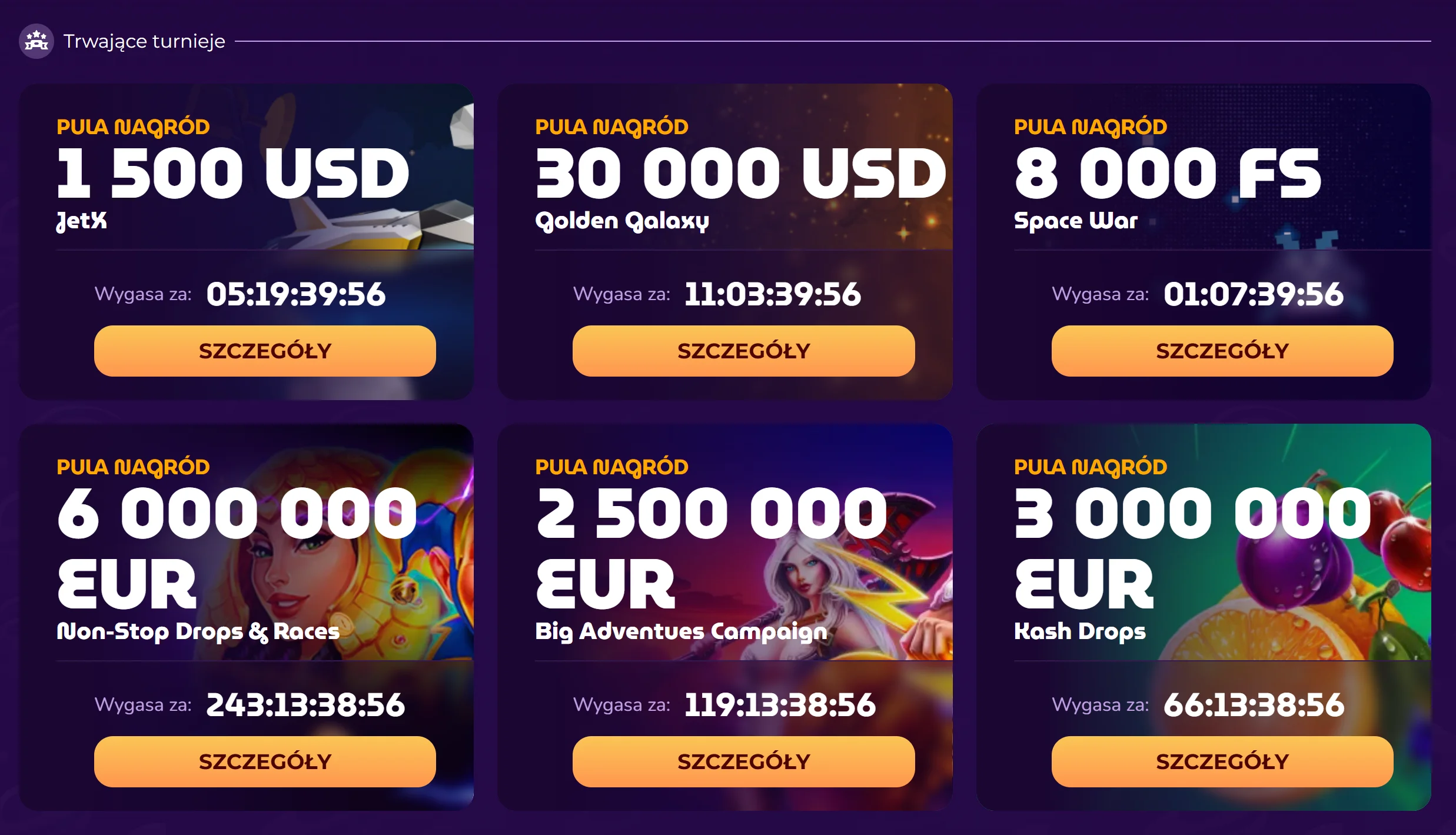 Milkyway Turnieje i Wyzwania