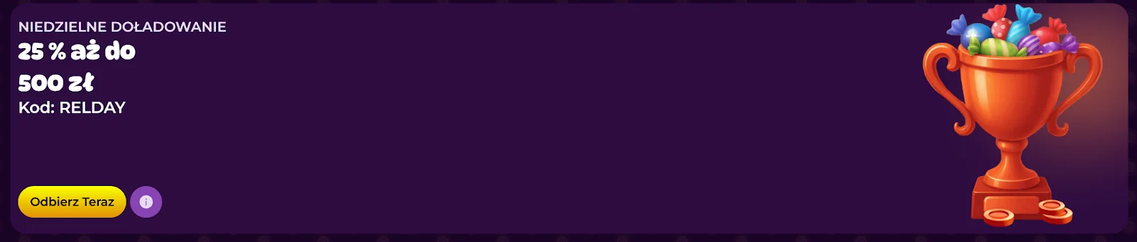 Cotygodniowy bonus reload