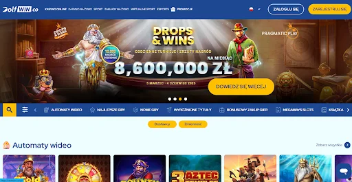 Dolfwin Casino glowna strona