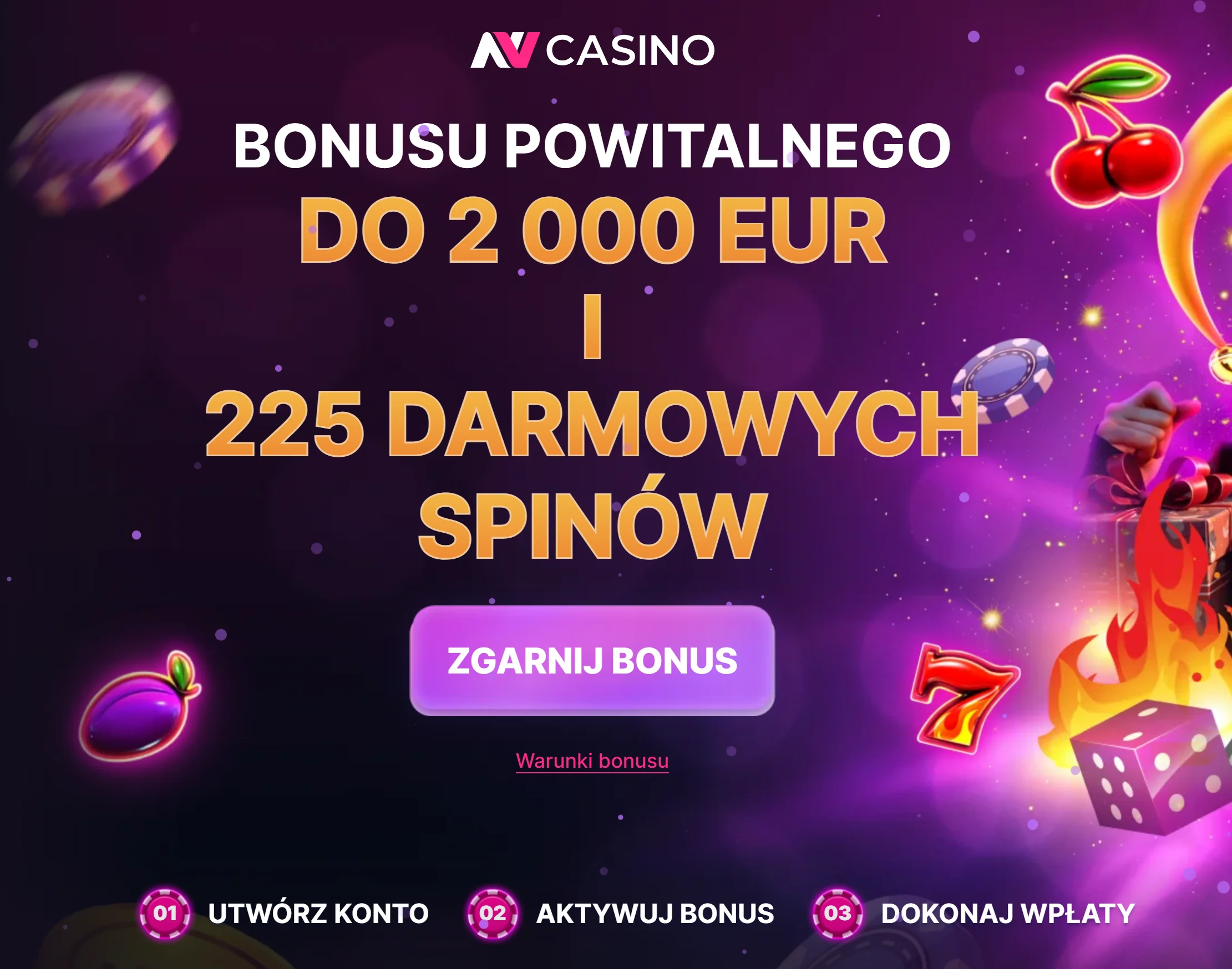 NV Casino Bonus Powitalny