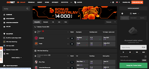 GGbet rejestracja krok 1