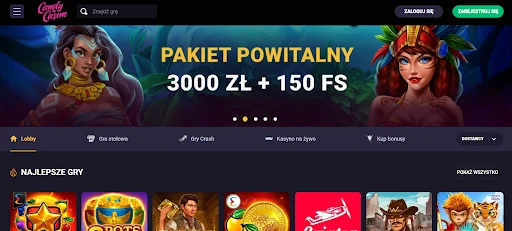 Jak otrzymaj bonus bez depozytu w Candy Casino krok 1