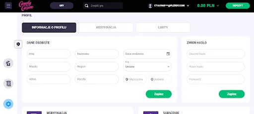 Jak otrzymaj bonus bez depozytu w Candy Casino krok 3