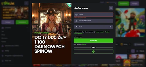 Jak uzyskać kod promocyjny SpinLine krok 2