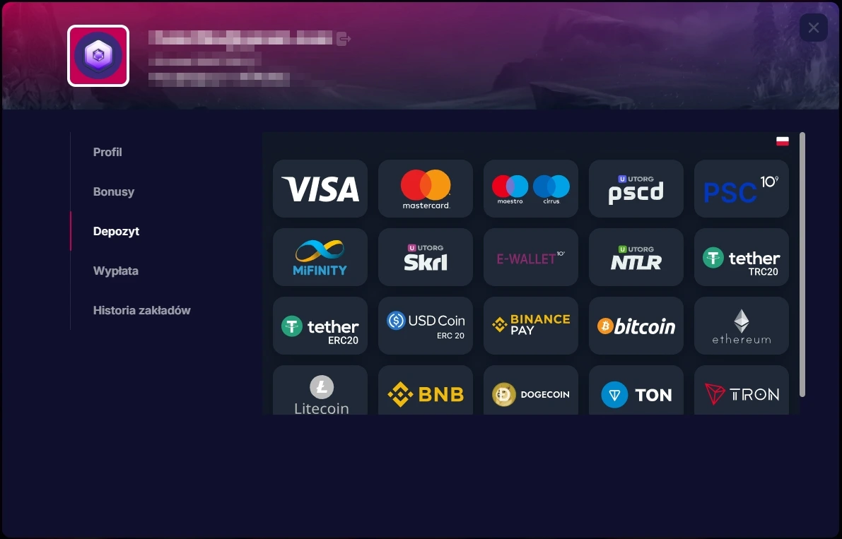 NV Casino kryptowaluty