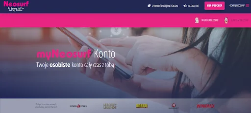 Neosurf glowna strona