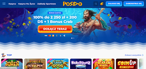 Posido Casino Glowna strona