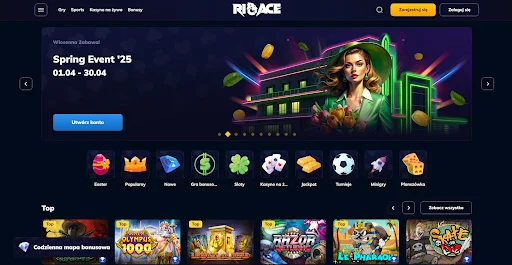 RioAce Casino glowna strona