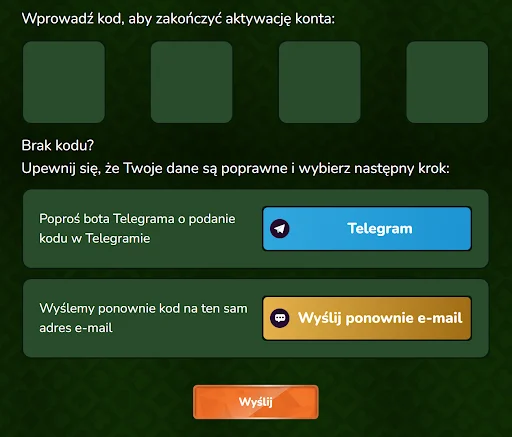 SpinMillion rejestracja krok 4