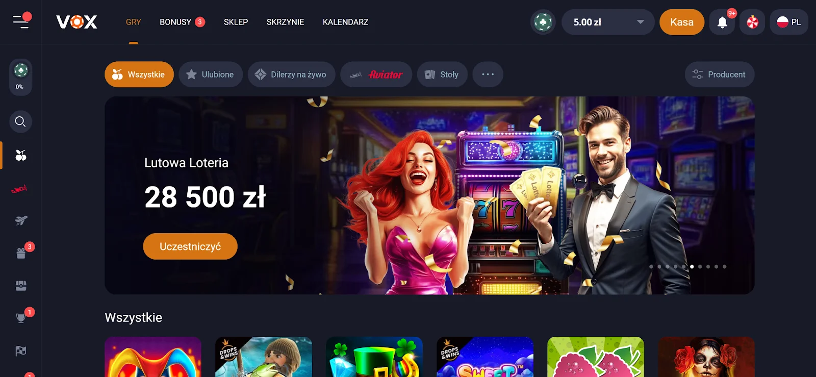 VOX casino rejestracja krok 5