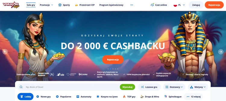 Vulkan Vegas Kasyno Online Paysafecard