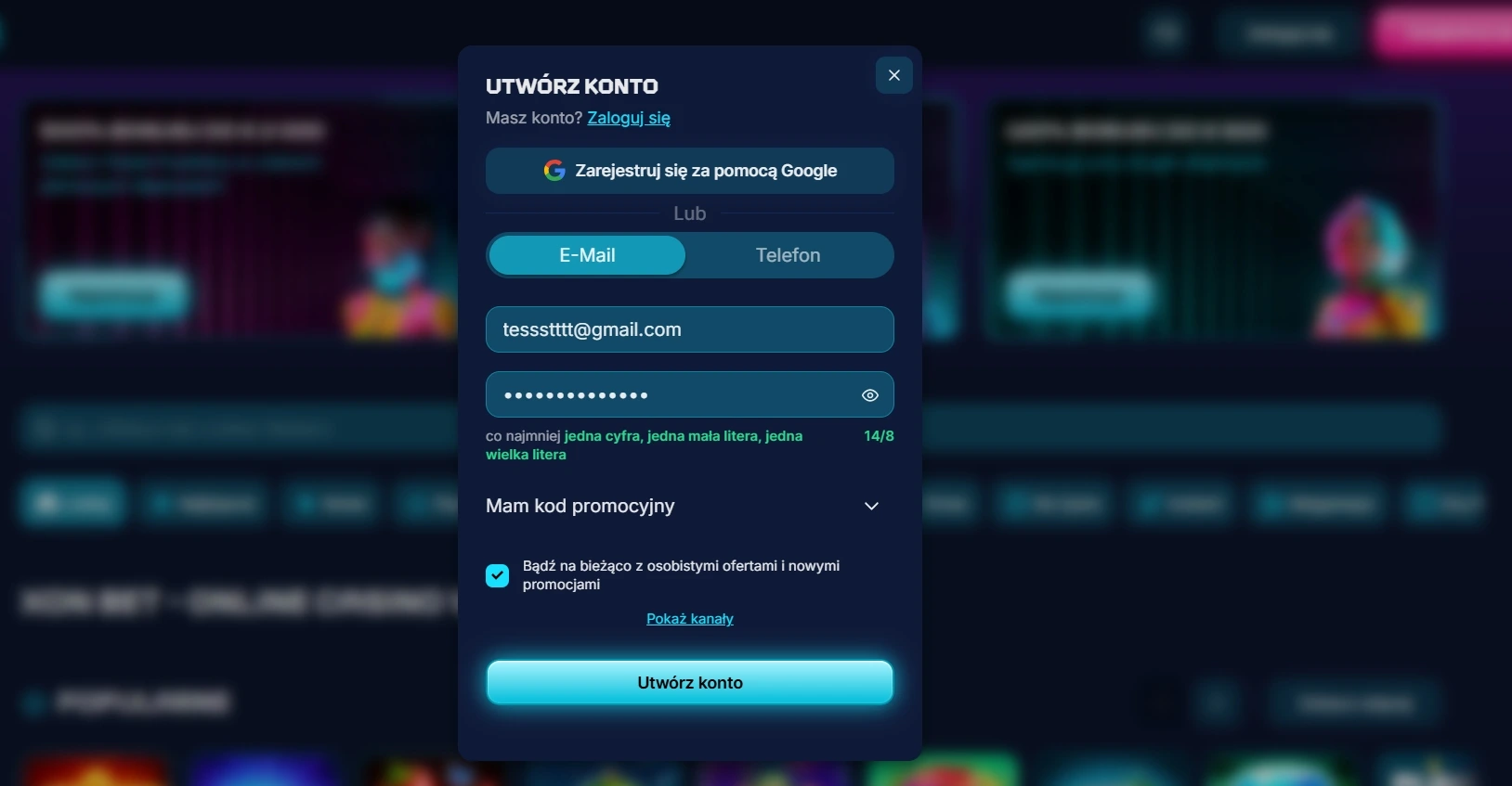 Xon Bet Casino Darmowe spiny bez depozytu za rejestrację