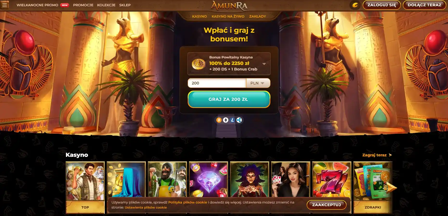 amunra casino glowna strona
