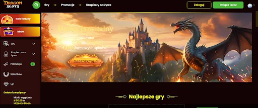 dragonslots bonus bez depozytu krok 1