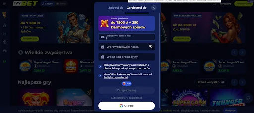 ivibet rejestracja