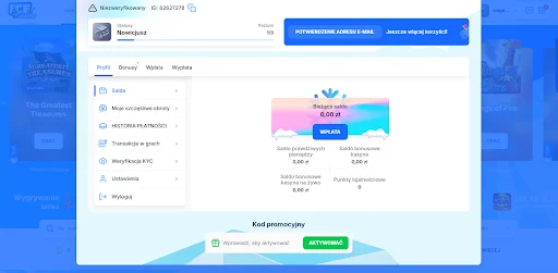 jak zrobyc depozyt w Ice Casino