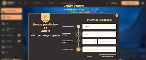 national casino bonus bez depozytu krok 3