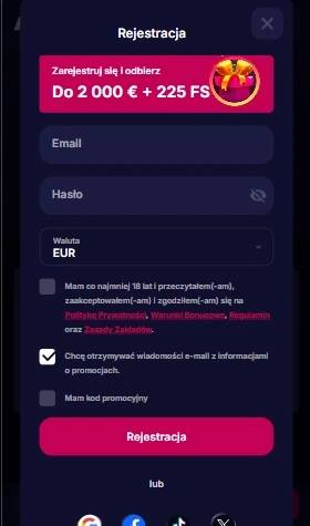 nv casino rejestracja