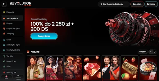 revolution casino glowna strona