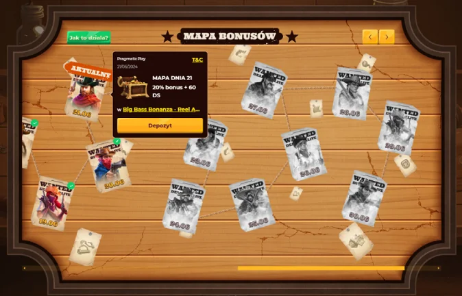 smokace mapa bonusow