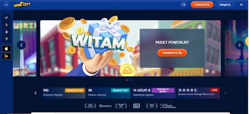 spin city glowna strona