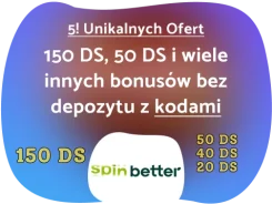 spinbetter bonus bez depozytu