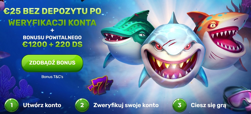 verde casino 25 euro za samą rejestrację