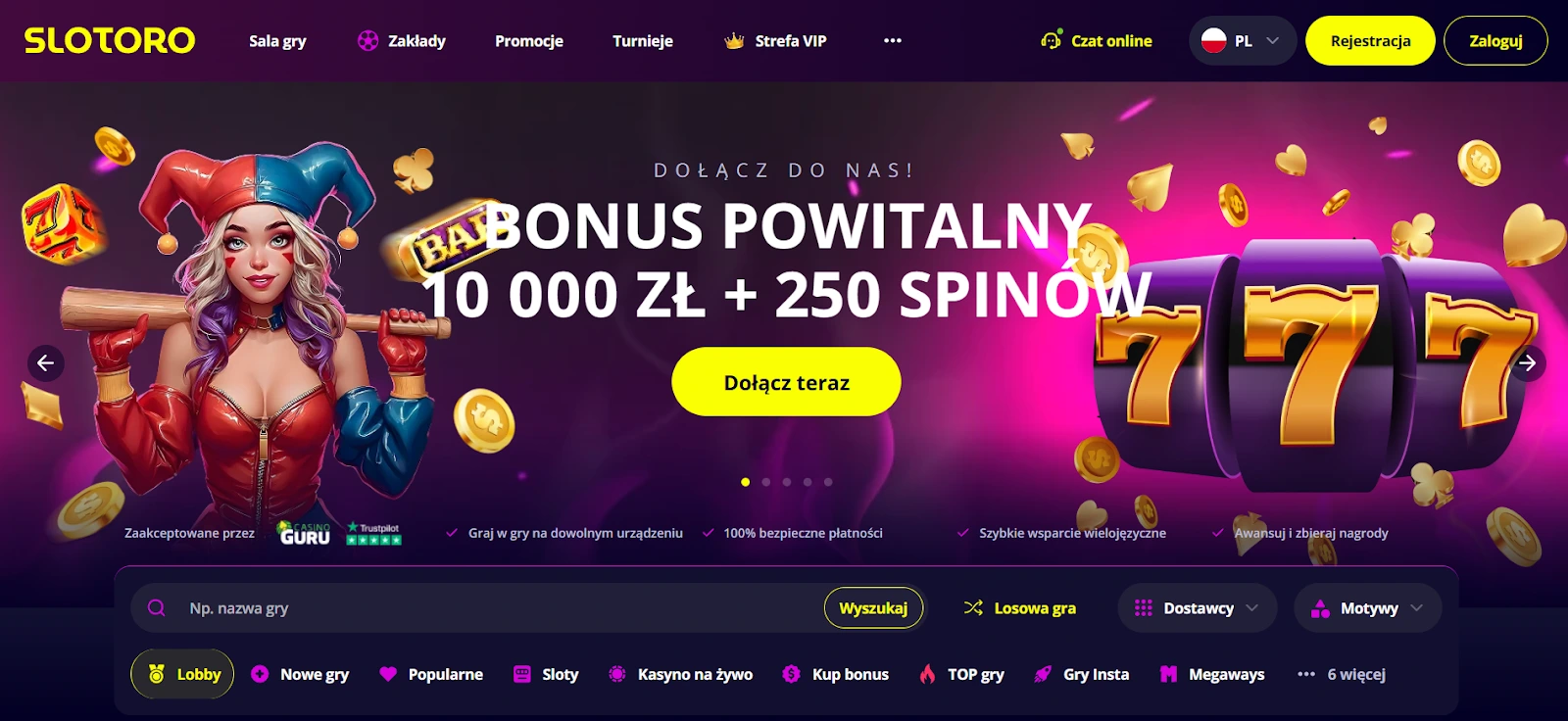 wypłacalne kasyno slotoro